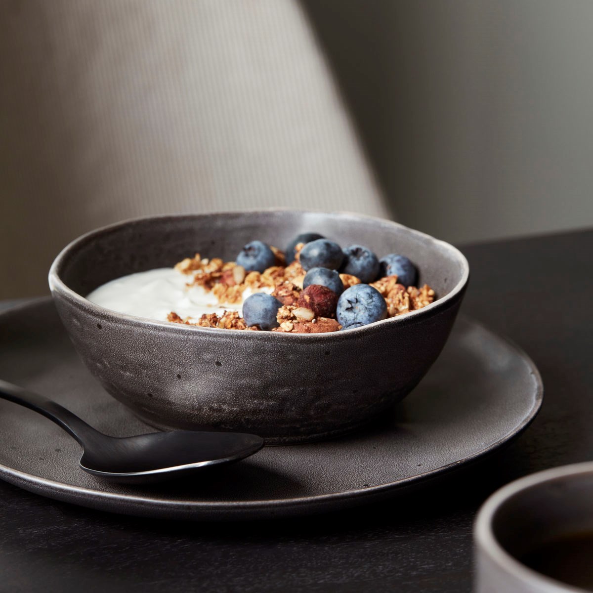 Miska RUSTIC 14cm tm. šedý_1