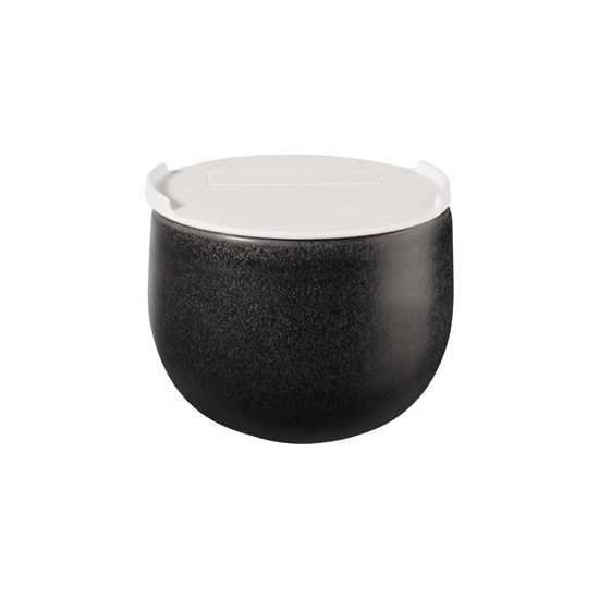 Dóza s víkem GRANDE 8cm černá_0