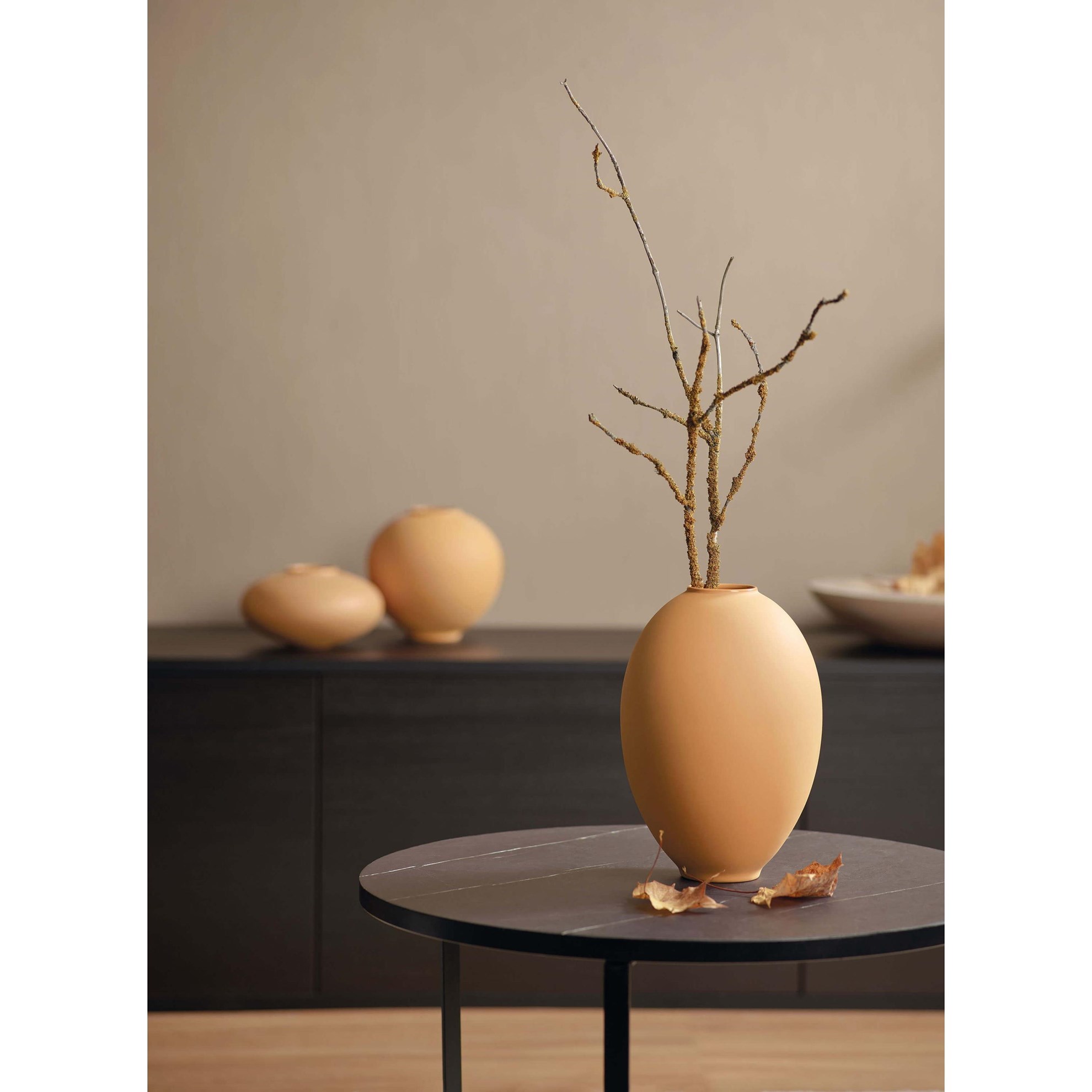 Váza MARA 10 cm hořčicová_0