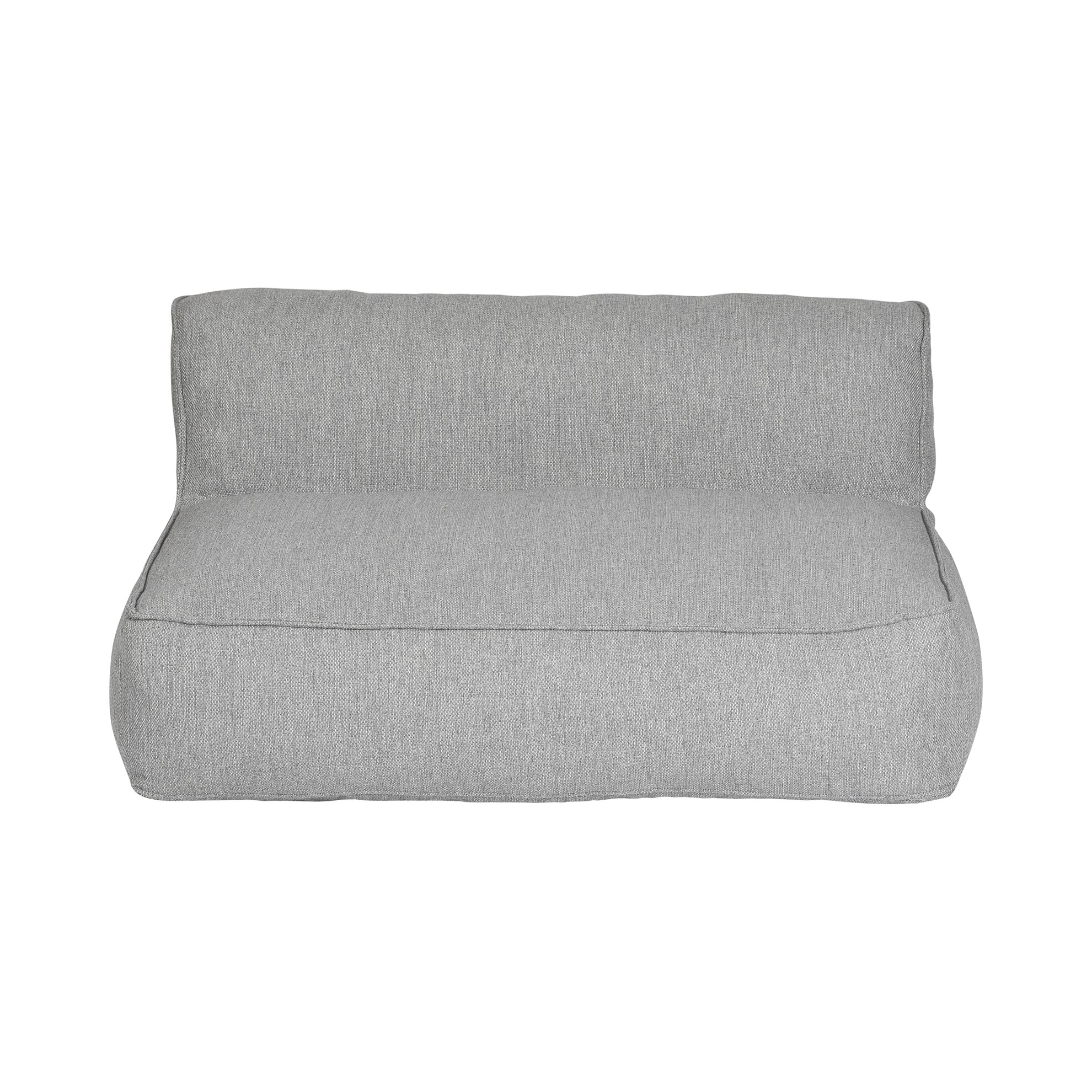 Dvoumístný sedací díl GROW venkovní sv. šedá_0