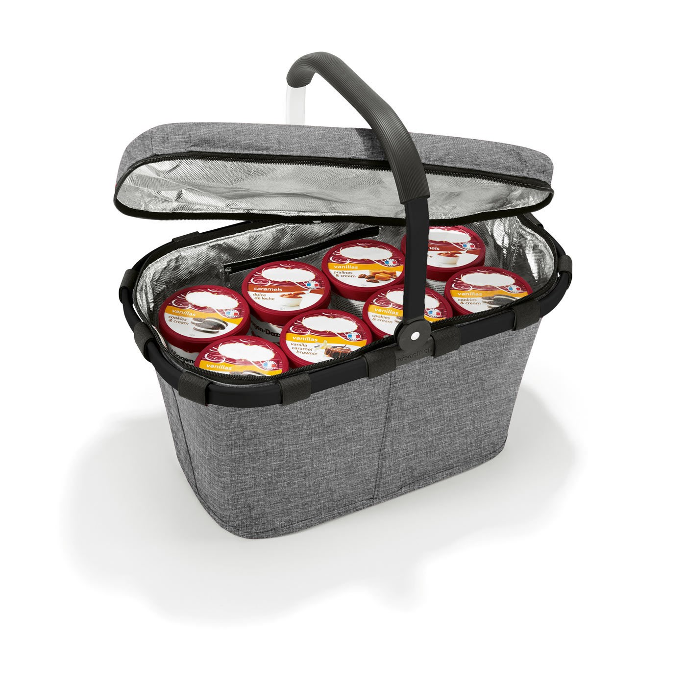 Nákupní košík Carrybag ISO frame twist silver_0