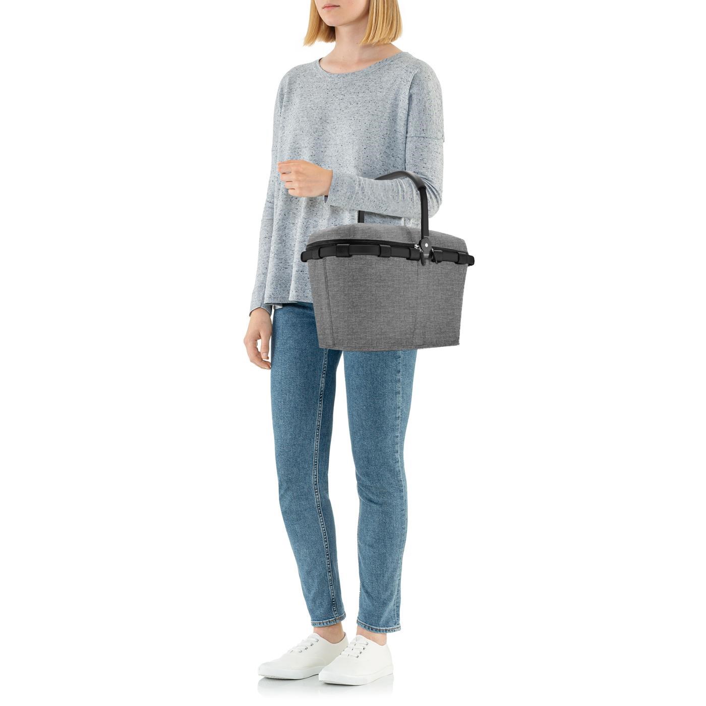 Nákupní košík Carrybag ISO frame twist silver_3