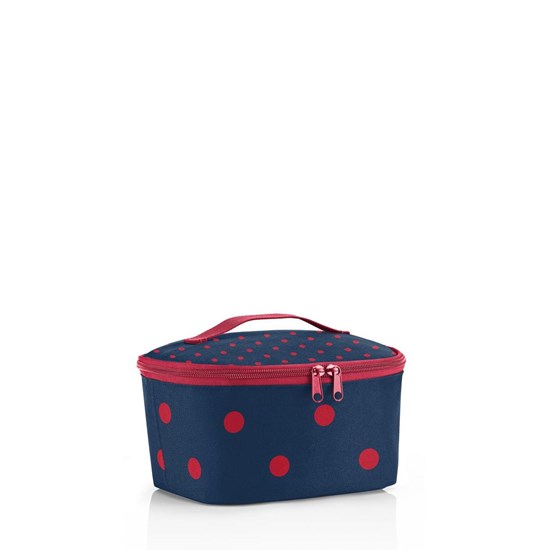 Termotaška Coolerbag S pocket mixed dots red_3