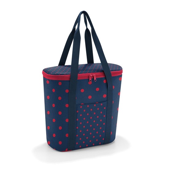 Termotaška na nákup/piknik Thermoshopper mixed dots red_3