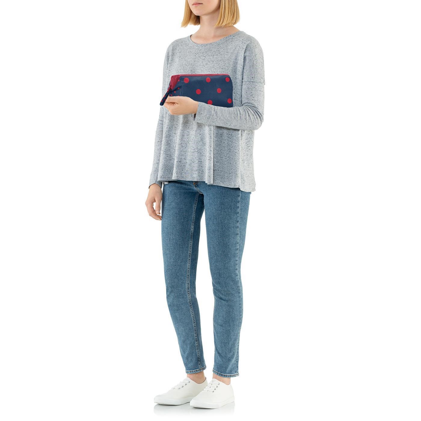 Kosmetická taška Travelcosmetic mixed dots red_0