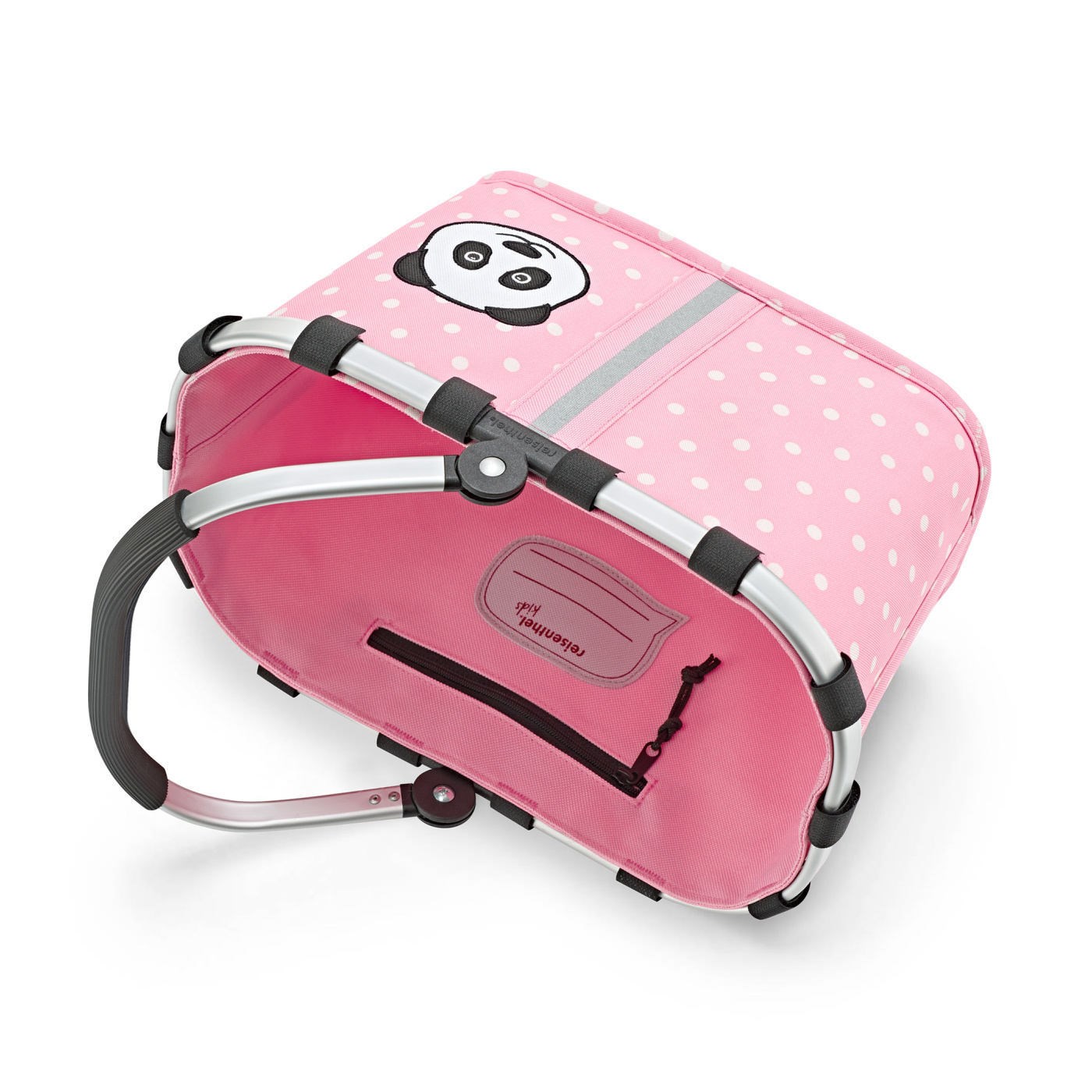 Dětský košík Carrybag XS kids panda dots pink_0