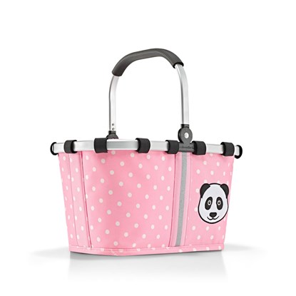 Dětský košík Carrybag XS kids panda dots pink_3