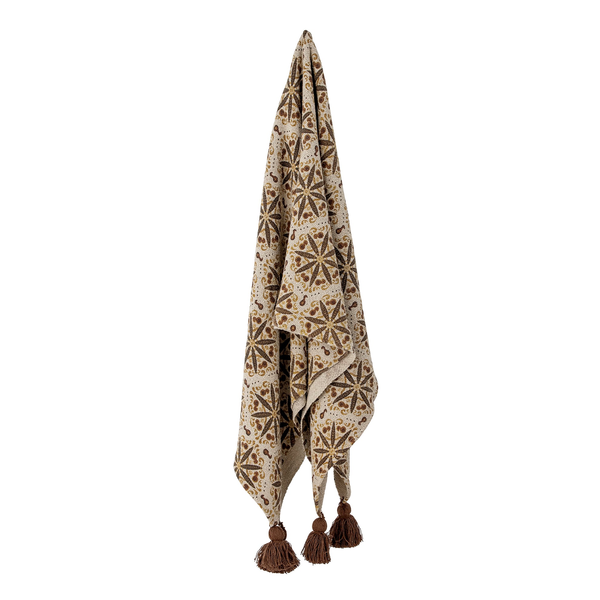 Pléd Lowin, zelený, recyklovaná bavlna_0