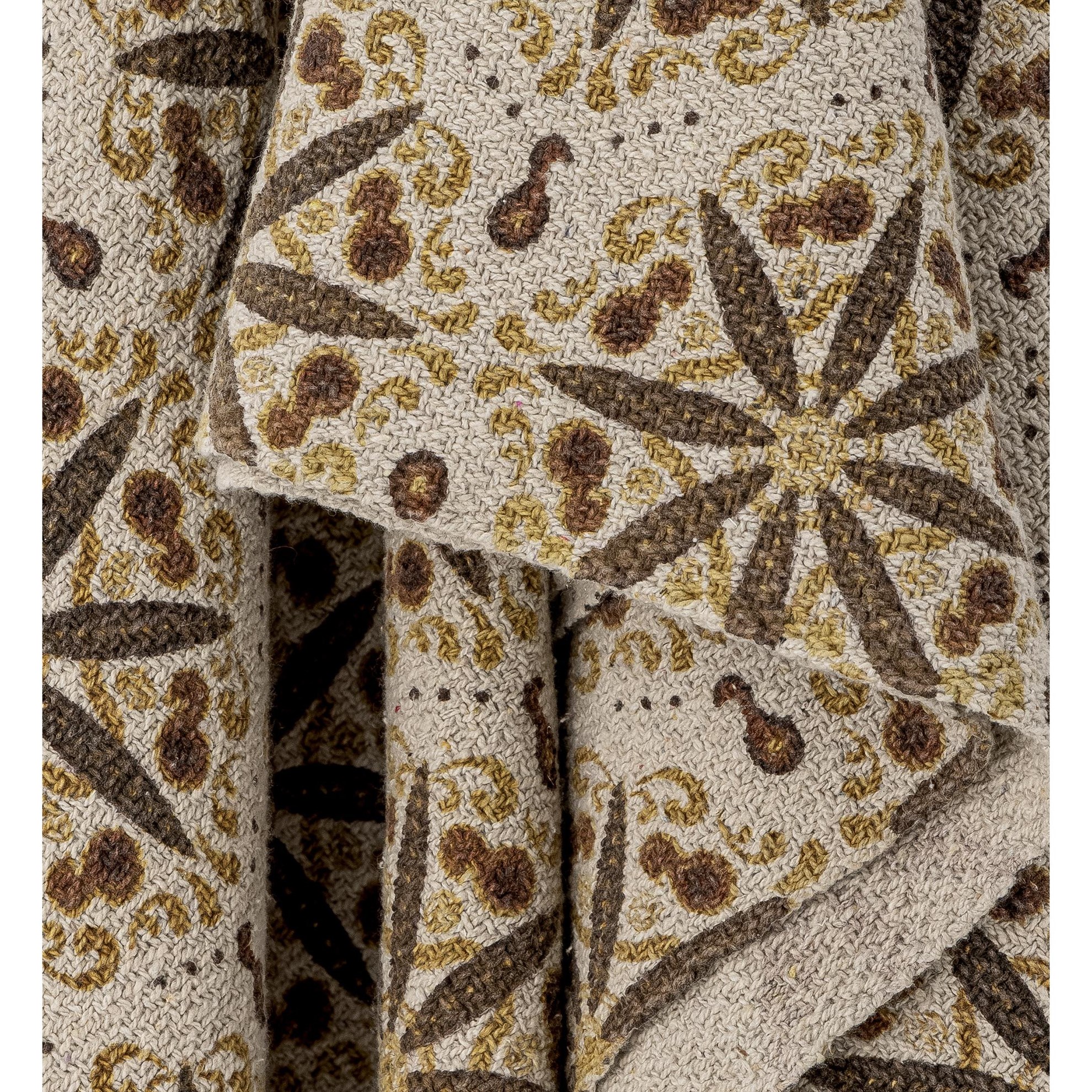 Pléd Lowin, zelený, recyklovaná bavlna_1