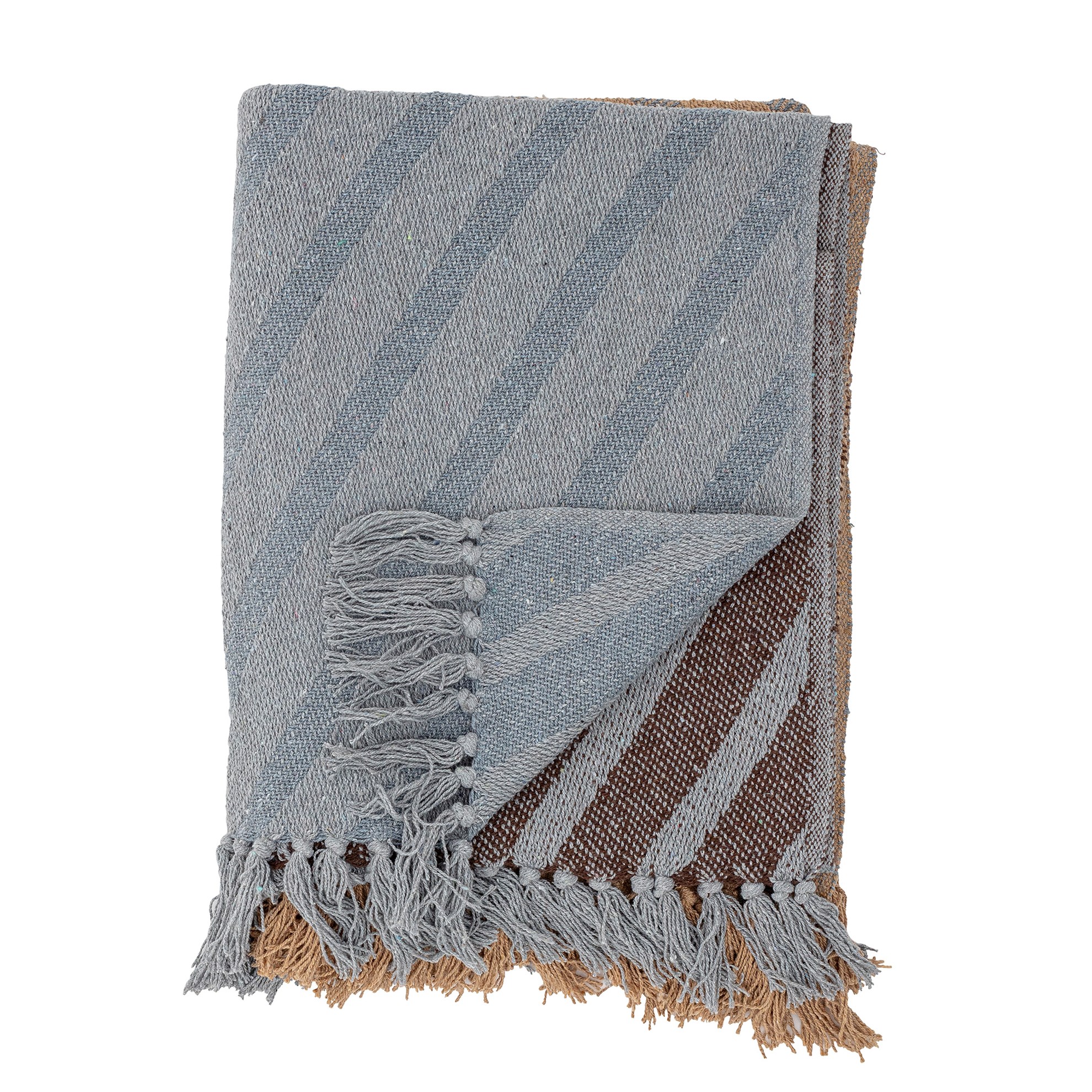 Pléd Paw, hnědý, recyklovaná bavlna_2