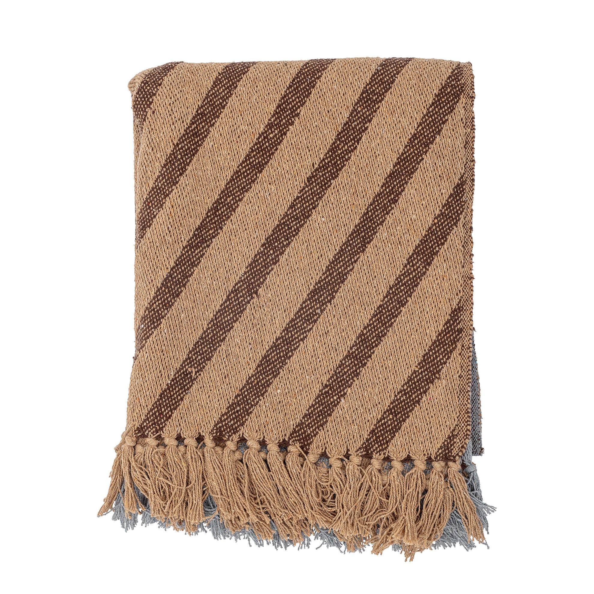 Pléd Paw, hnědý, recyklovaná bavlna_3