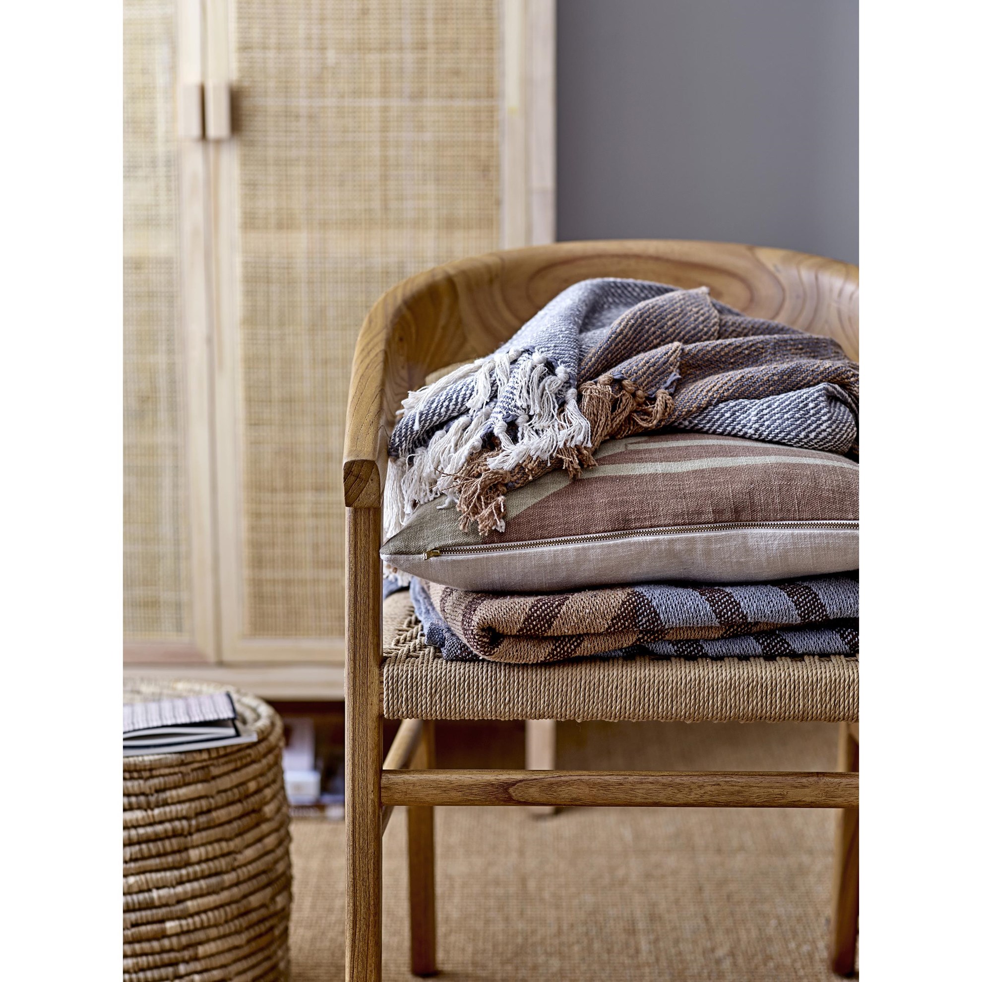 Pléd Paw, hnědý, recyklovaná bavlna_6