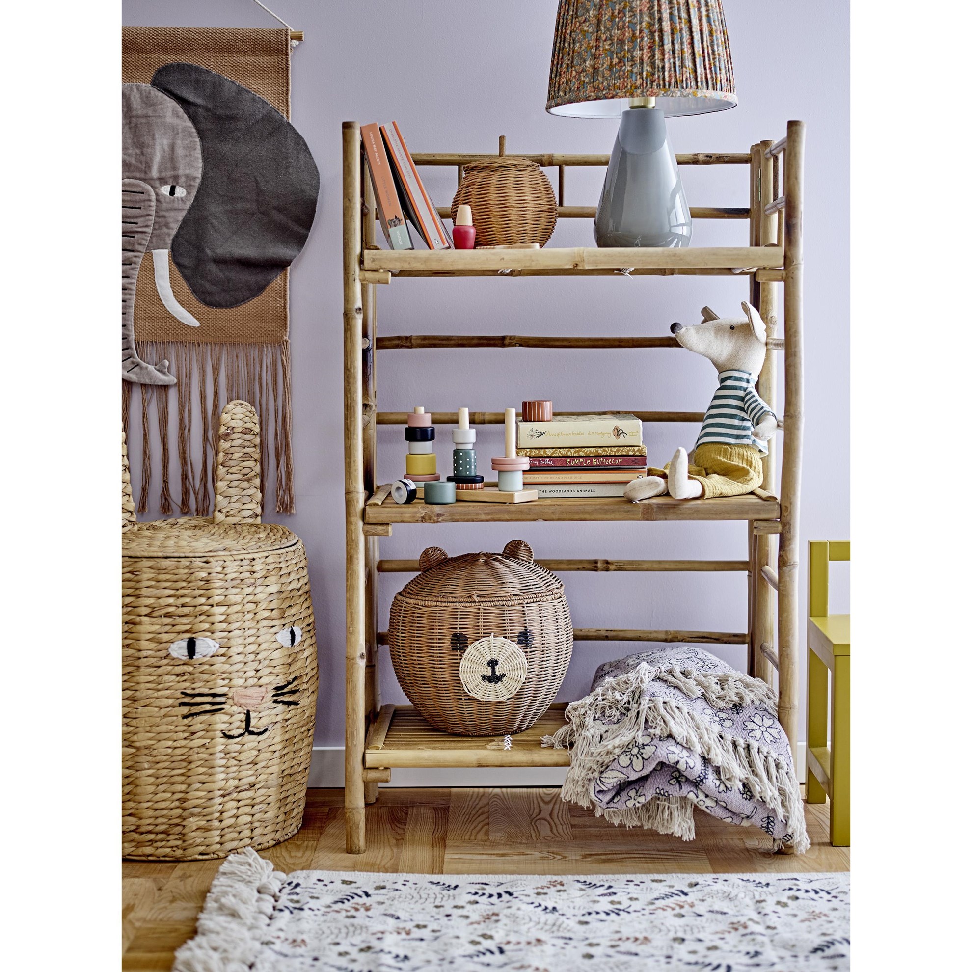 Pléd Salli, fialový, recyklovaná bavlna_2