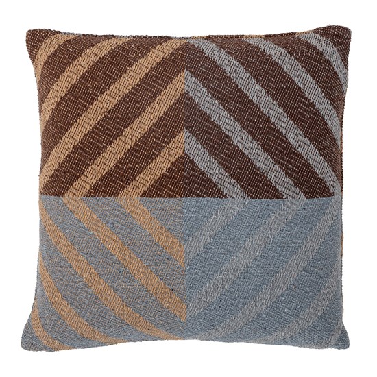 Polštář Paw, hnědý, recyklovaná bavlna, vč. výplně_1