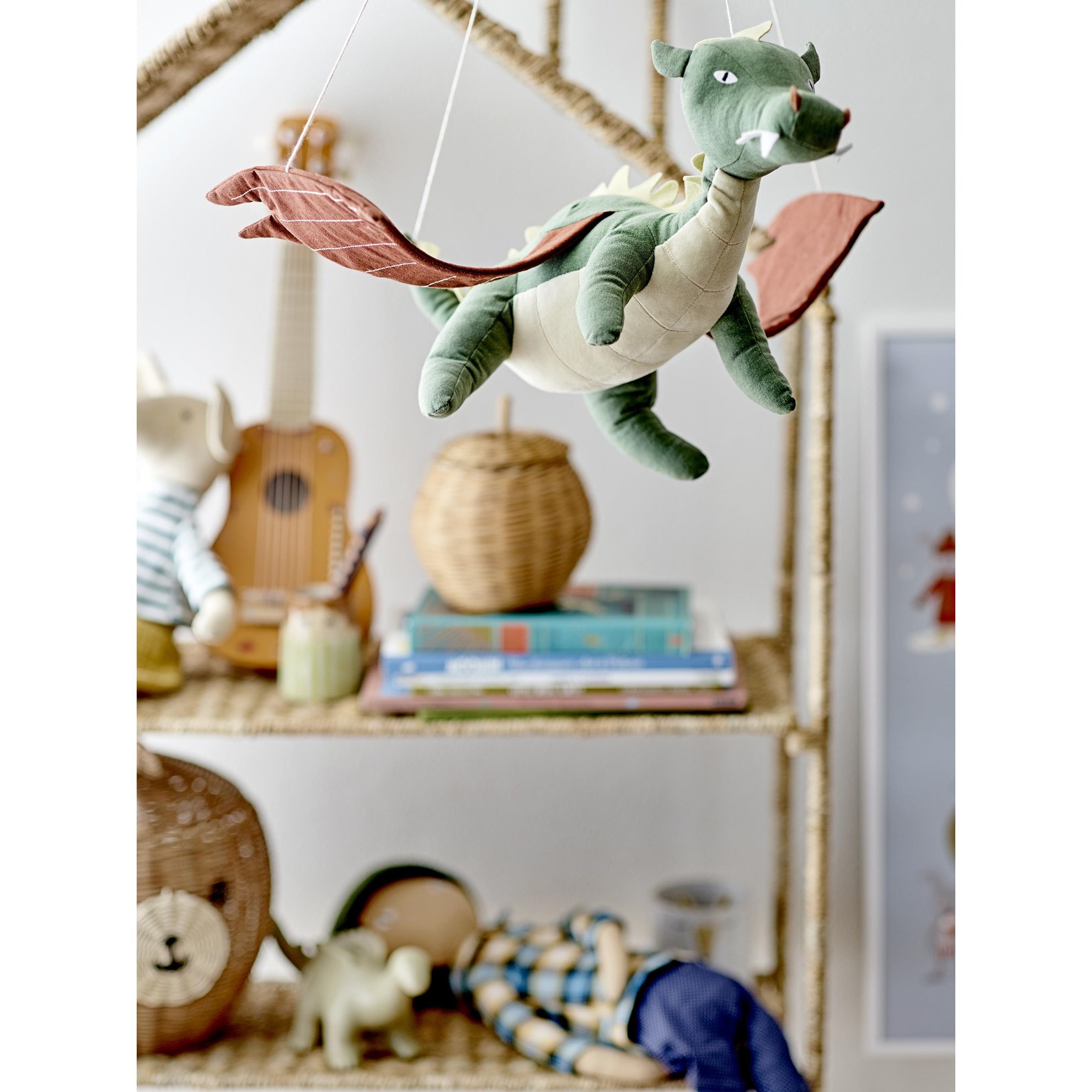 Dětská kasička Jasser, zelená, kamenina_2