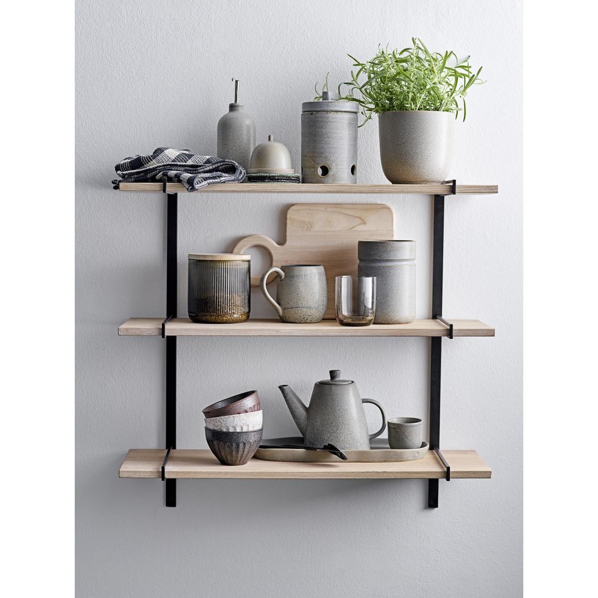 Šálek Kendra, kameninový, šedý_0