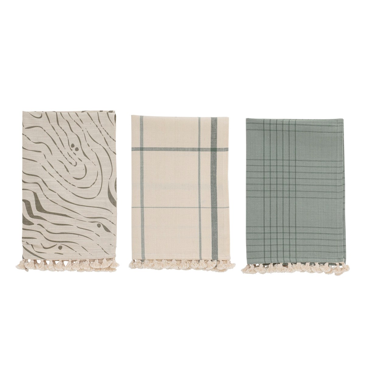 Kuchyňské utěrky Naci, zelené, SET 3ks_1