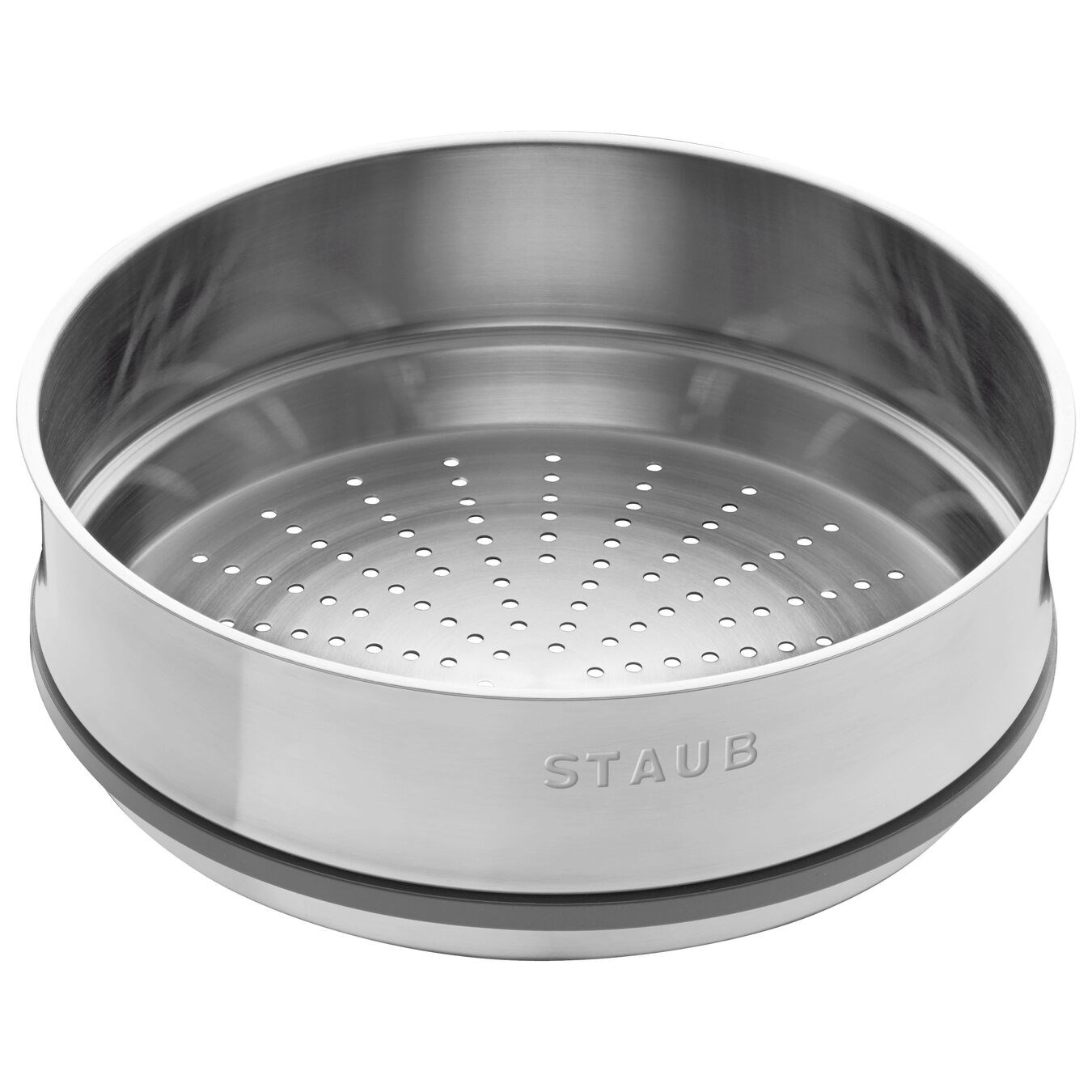 Hrnec STAUB kulatý 26 cm černý s pařákem_1