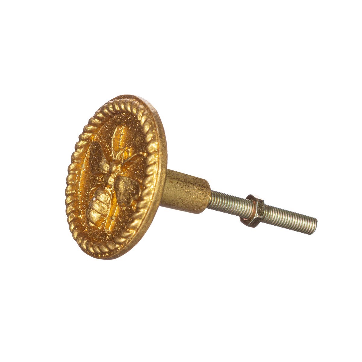 Zlatá úchytka k zásuvce včela_1