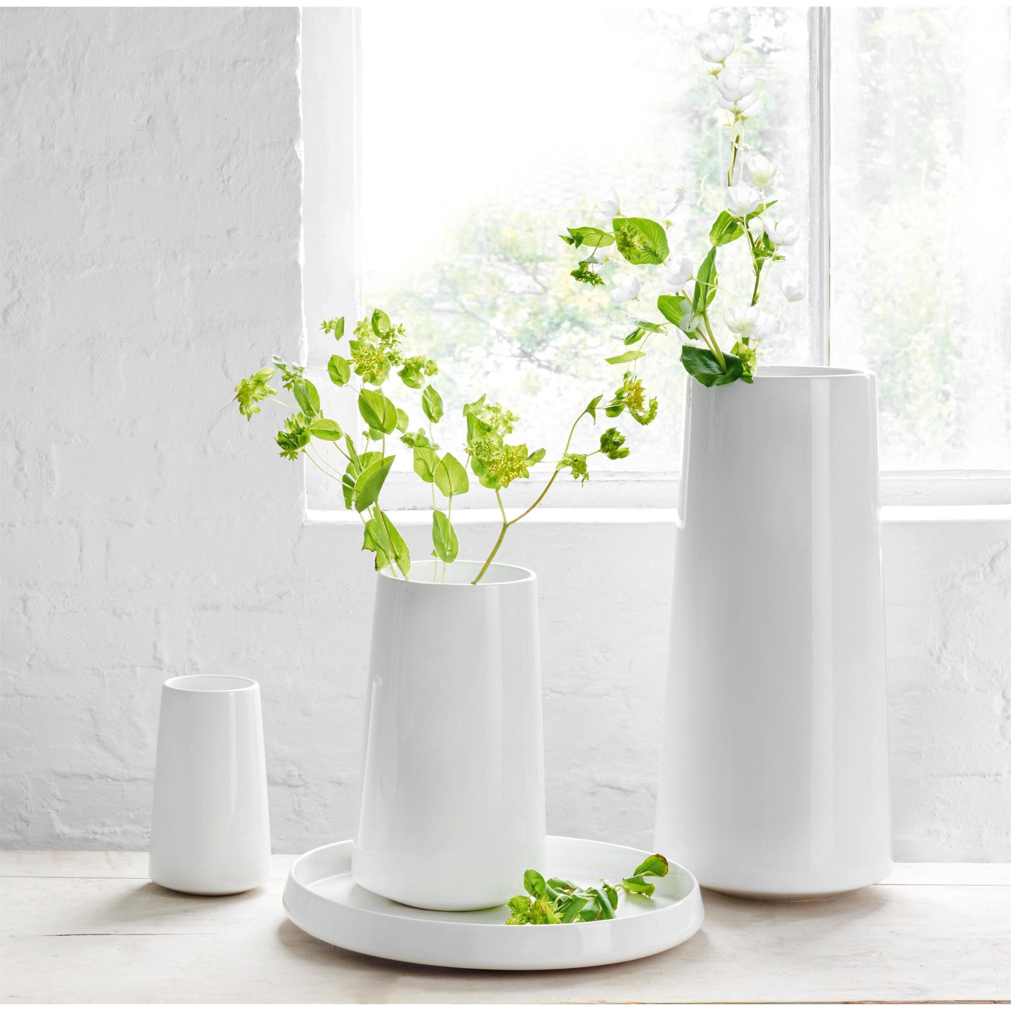 Váza FLOAT 45 cm bílá_0