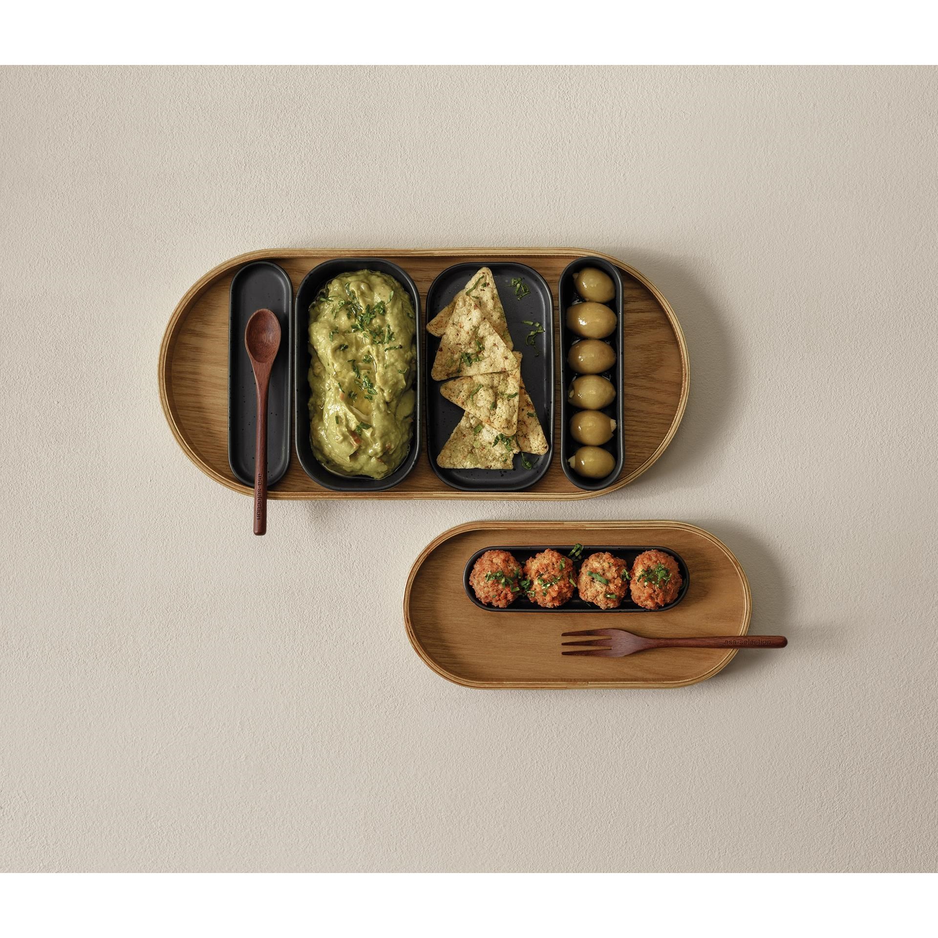 Miska obdélník COPPA KURO 15x4,4 cm_0