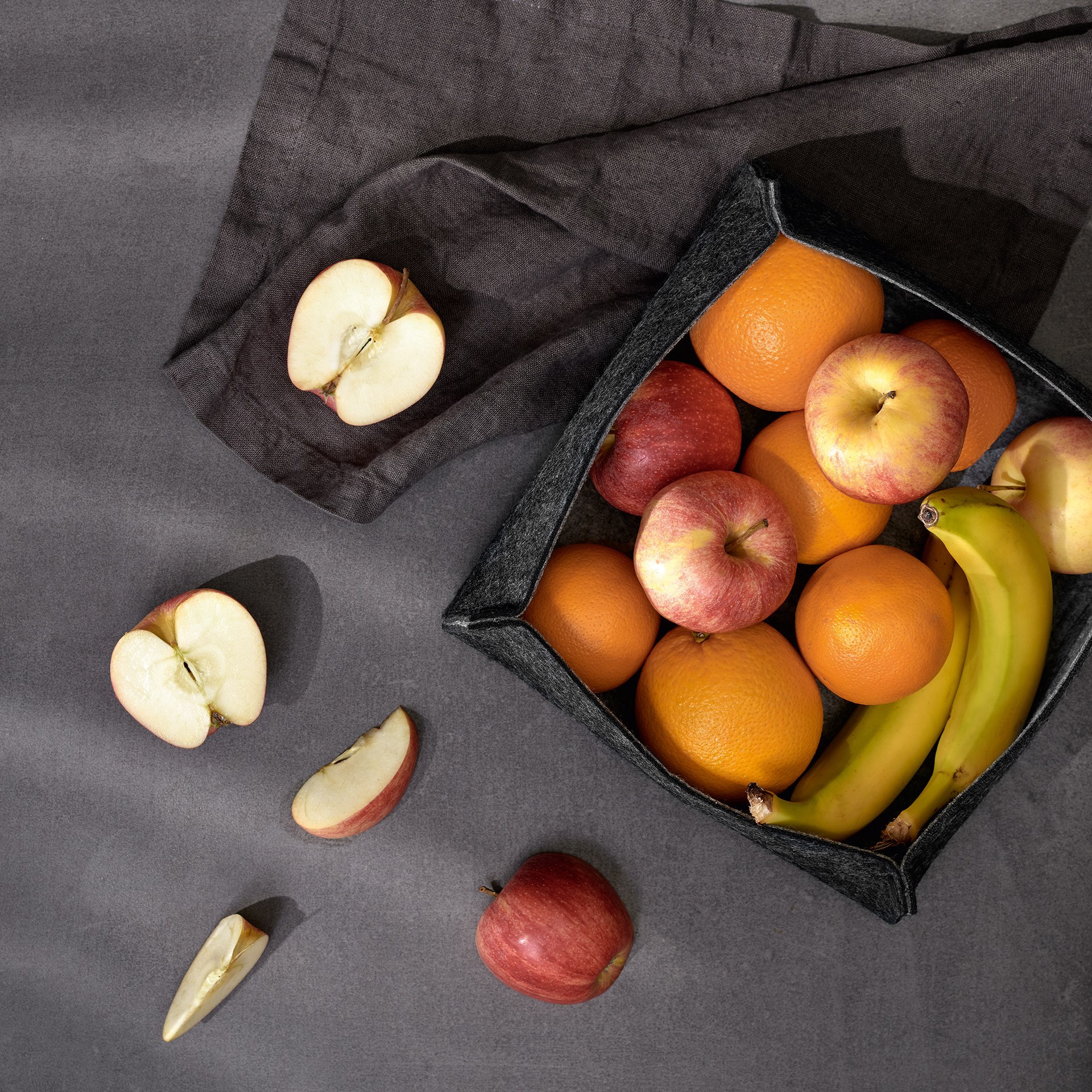 Košík na pečivo ART´FILZ 25x25 cm černý_1