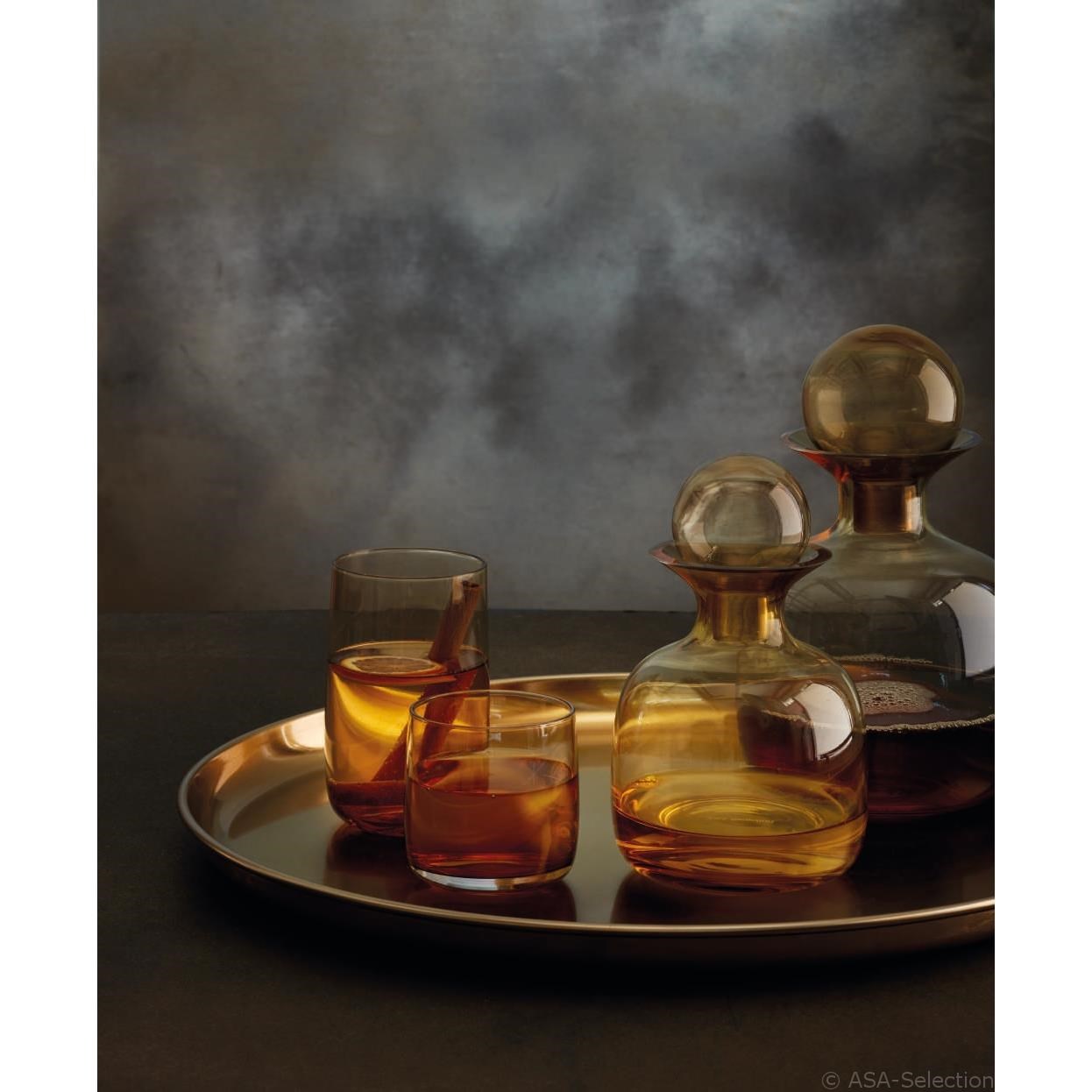 Skleněná karafa SARABI 1,5 l, žlutá_1