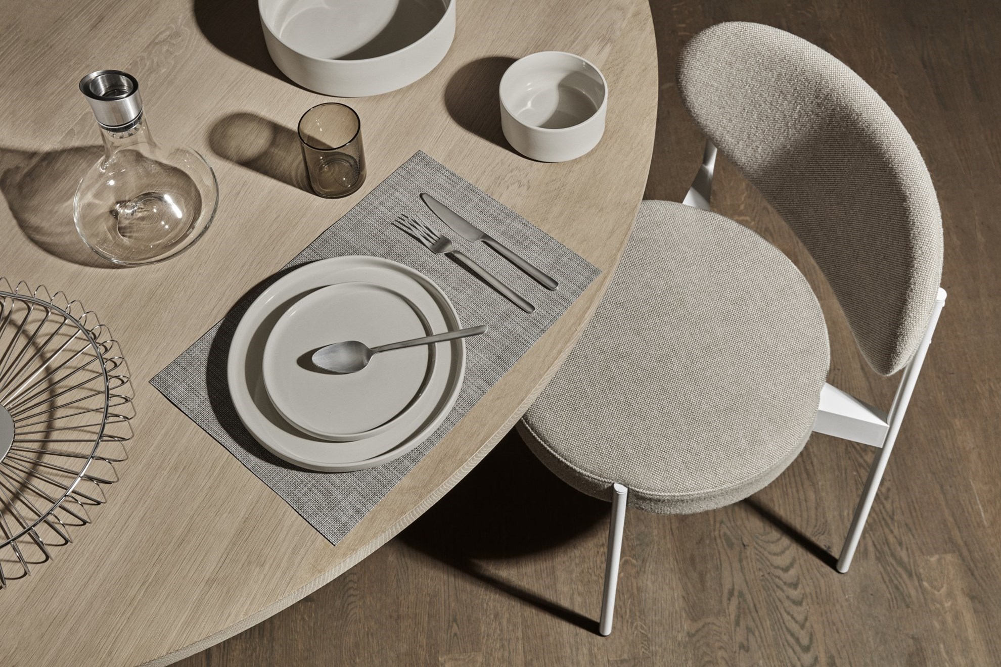 Obrázok z Drôtený kôš ESTRA 30 cm chrómový