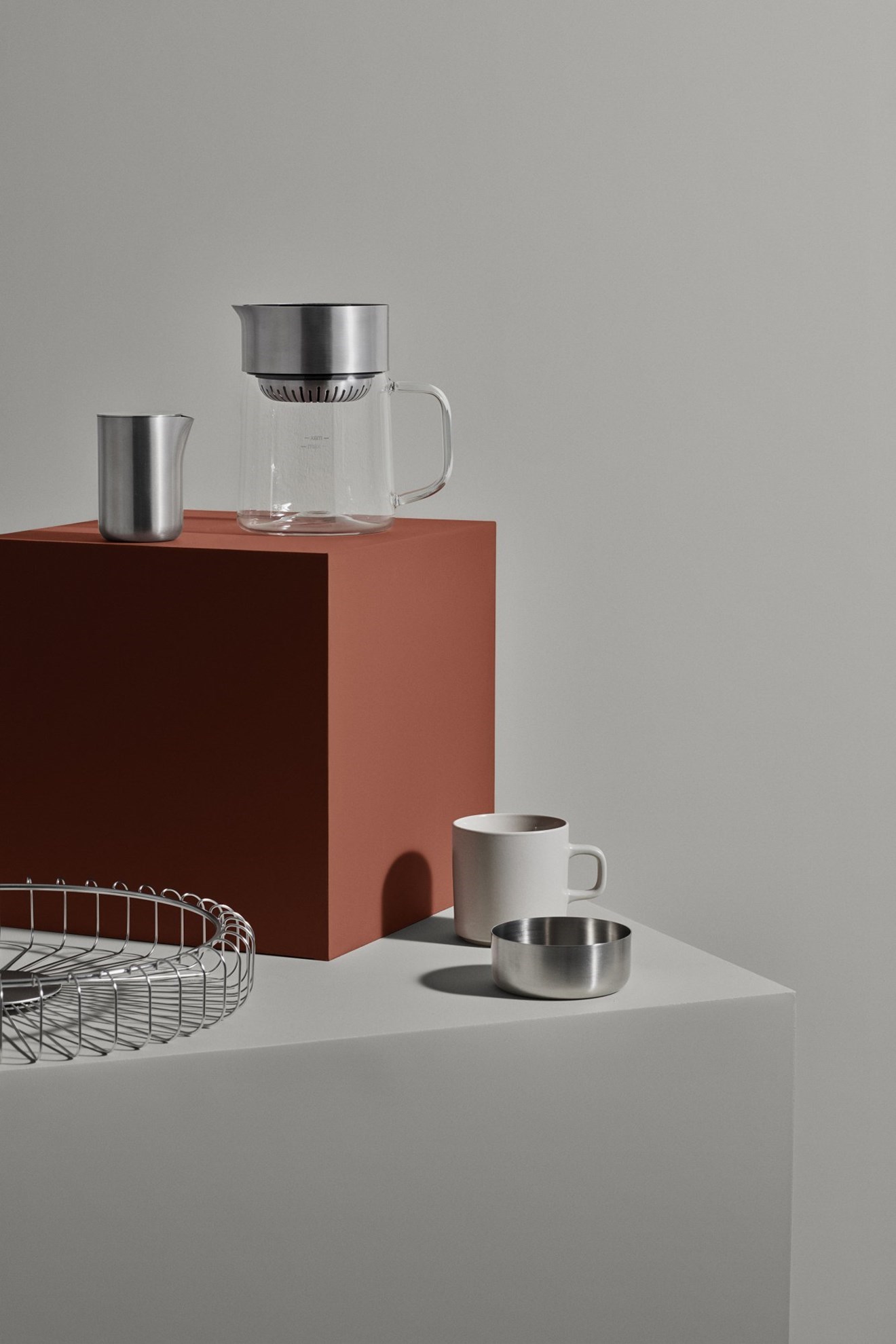 Obrázok z Drôtený kôš ESTRA 30 cm chrómový