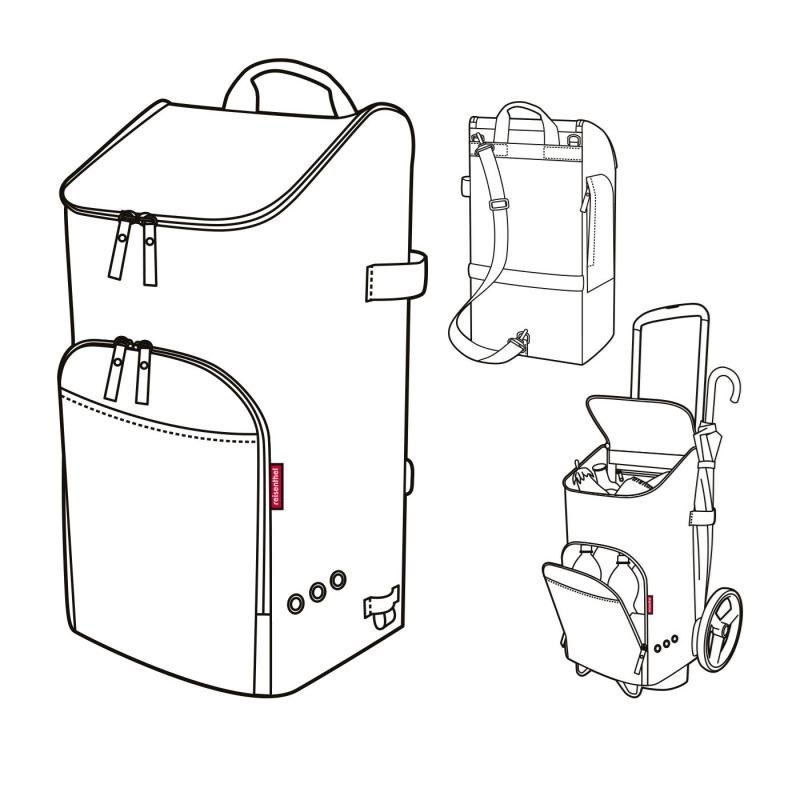 Obrázok z Mestská taška Citycruiser Bag čierna (bez vozíka DE7003!)