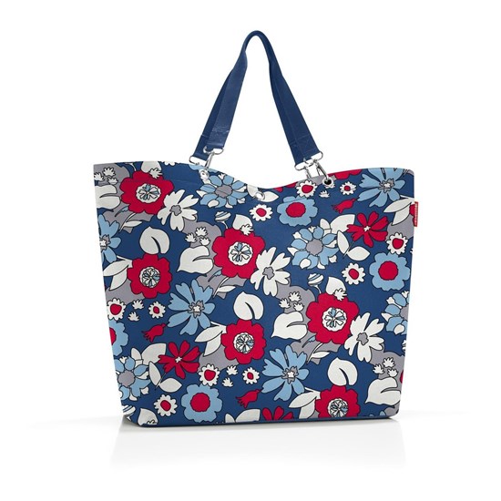 Taška přes rameno Shopper XL florist indigo_3