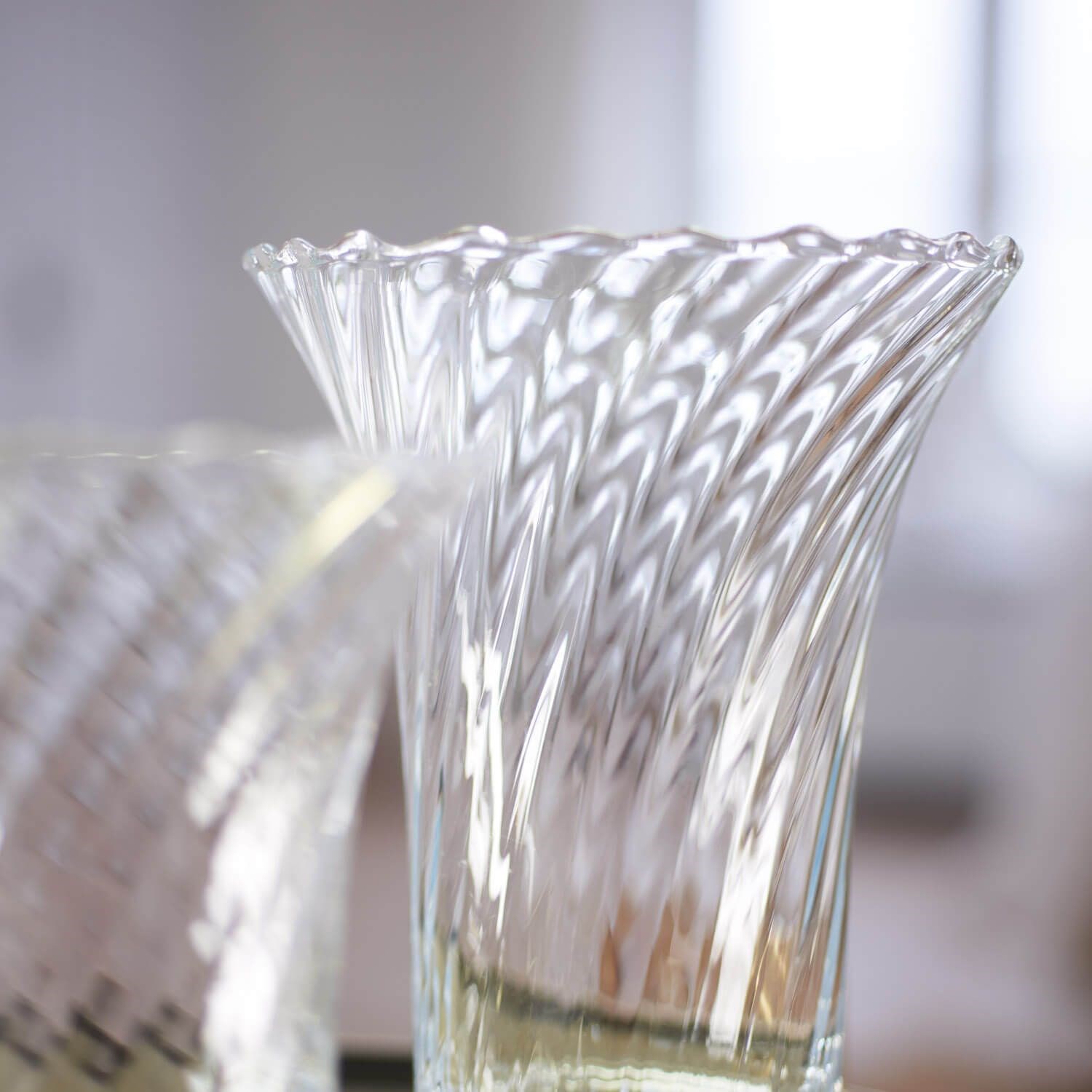 Váza RAVENNA 22 cm, rýhovaná_2