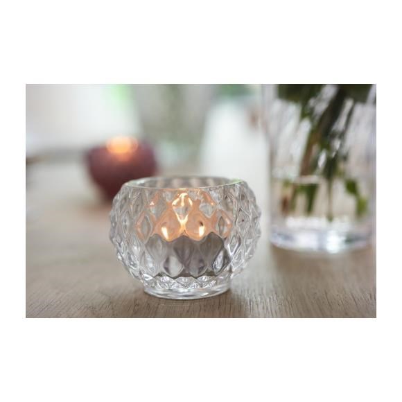 Svícen na čajovou svíčku POESIA čirý_0