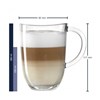 Šálky na latte se lžičkou 380 ml SET/2ks_0
