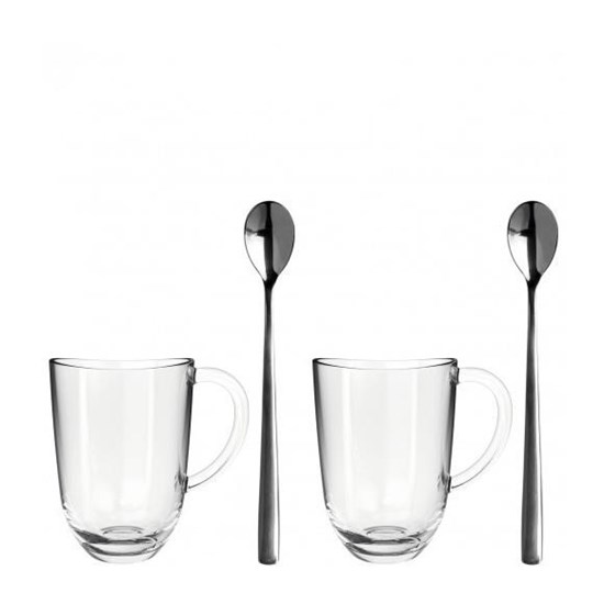 Šálky na latte se lžičkou 380 ml SET/2ks_3