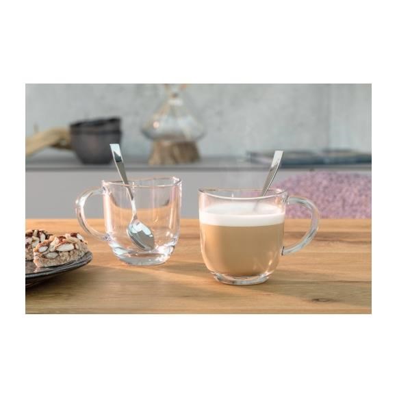 Šálky na latte se lžičkou 280 ml SET/2ks_2