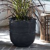 Květináč GROUND betonový 28 cm černý_2