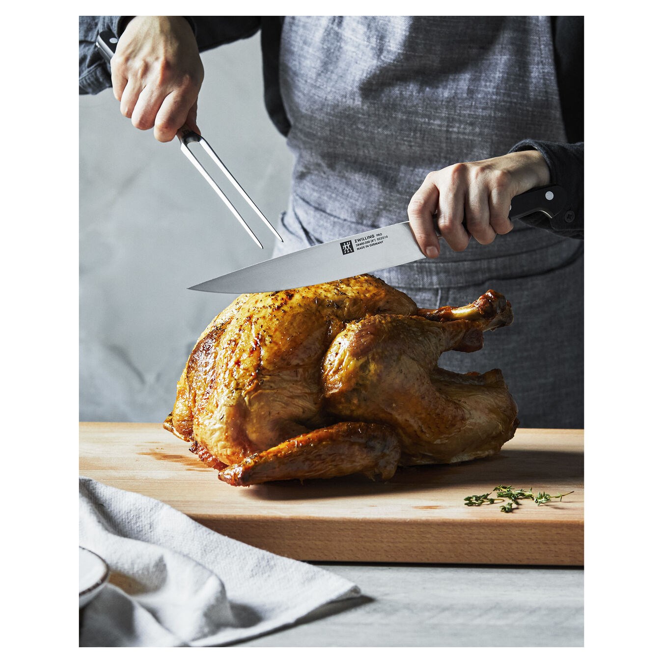 Vidlička a nůž na maso PRO SET/2ks_0