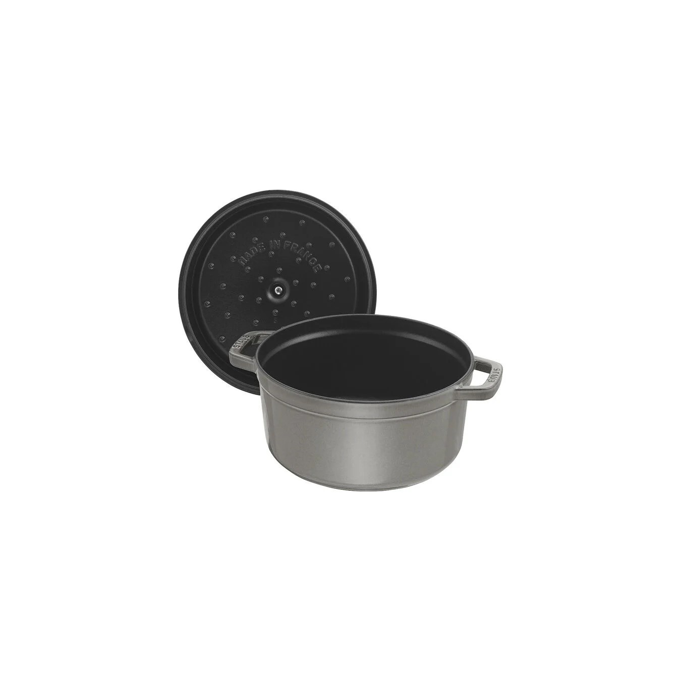 Hrnec STAUB kulatý 22 cm šedý_0