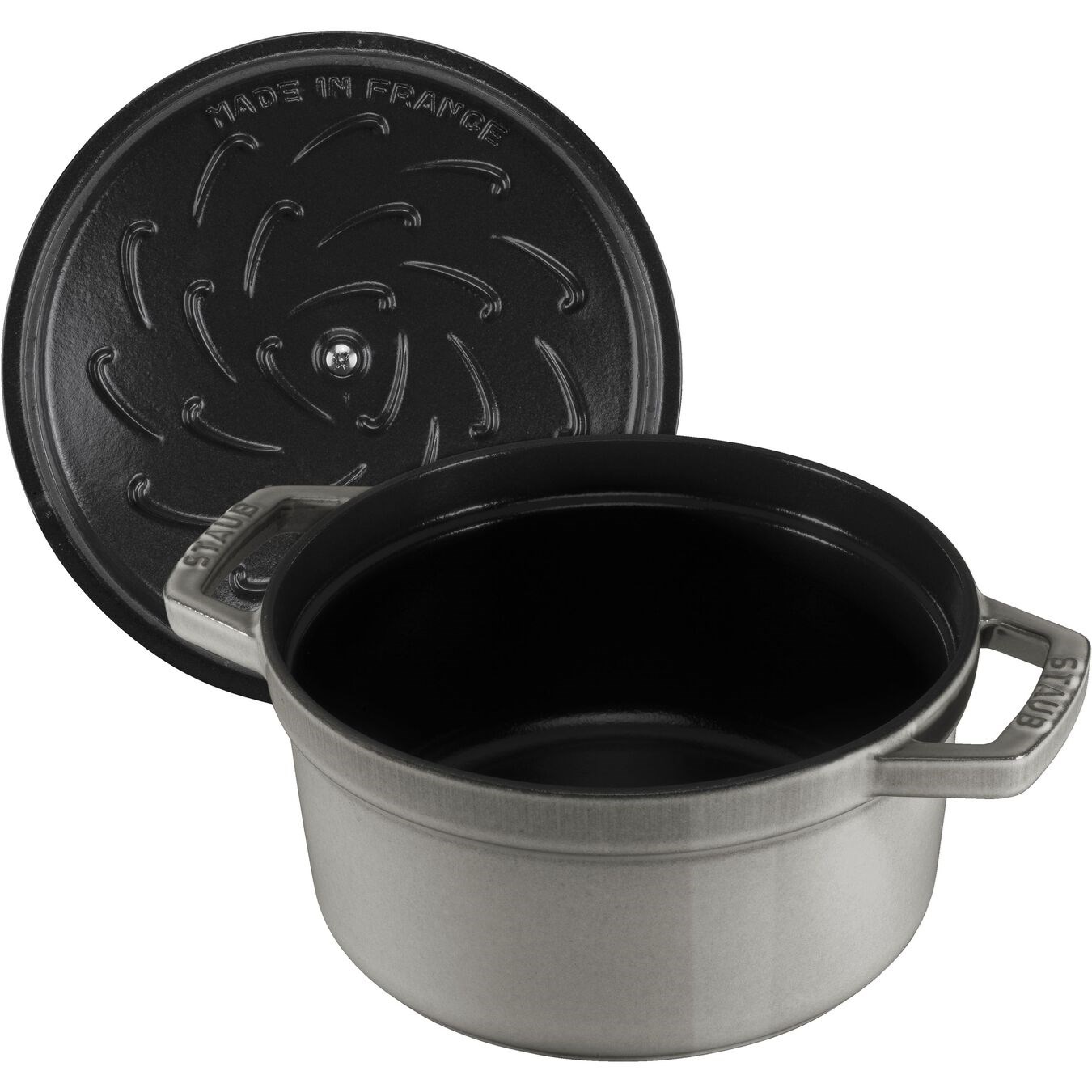 Hrnec STAUB kulatý 26 cm šedý_1