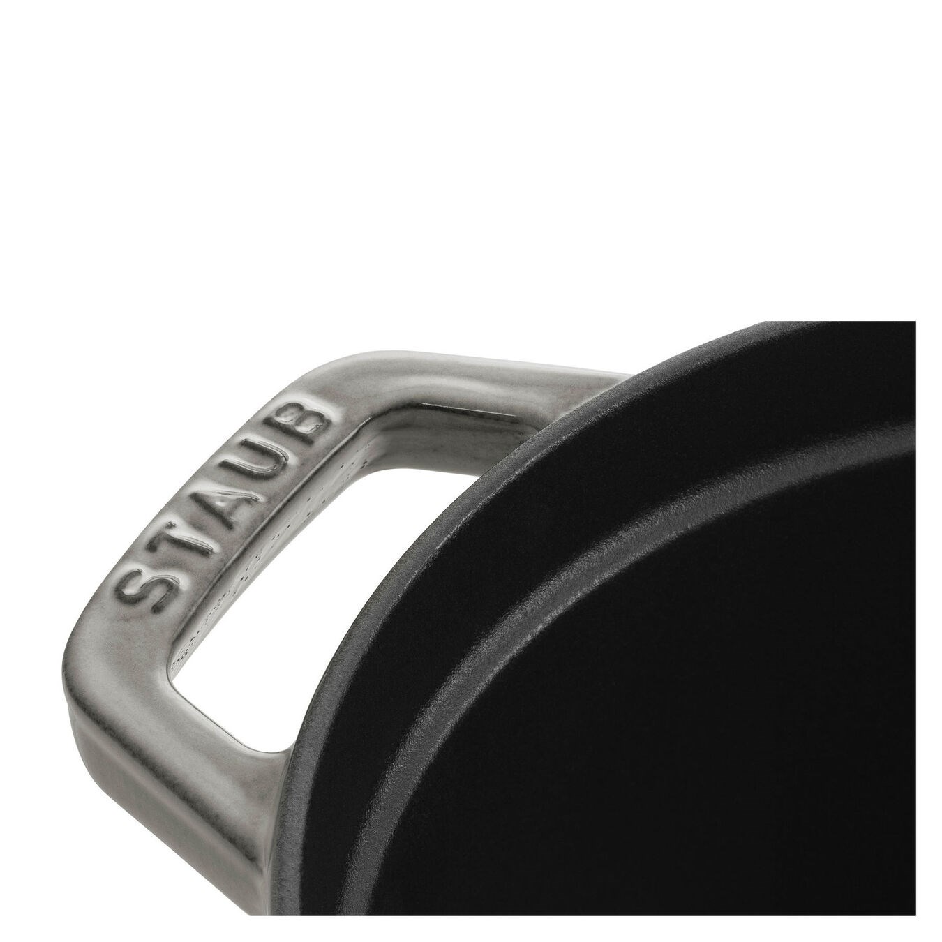 Hrnec STAUB oválný 33 cm šedý_1