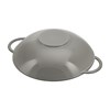 Pánev Wok STAUB s poklicí 37cm šedá_2