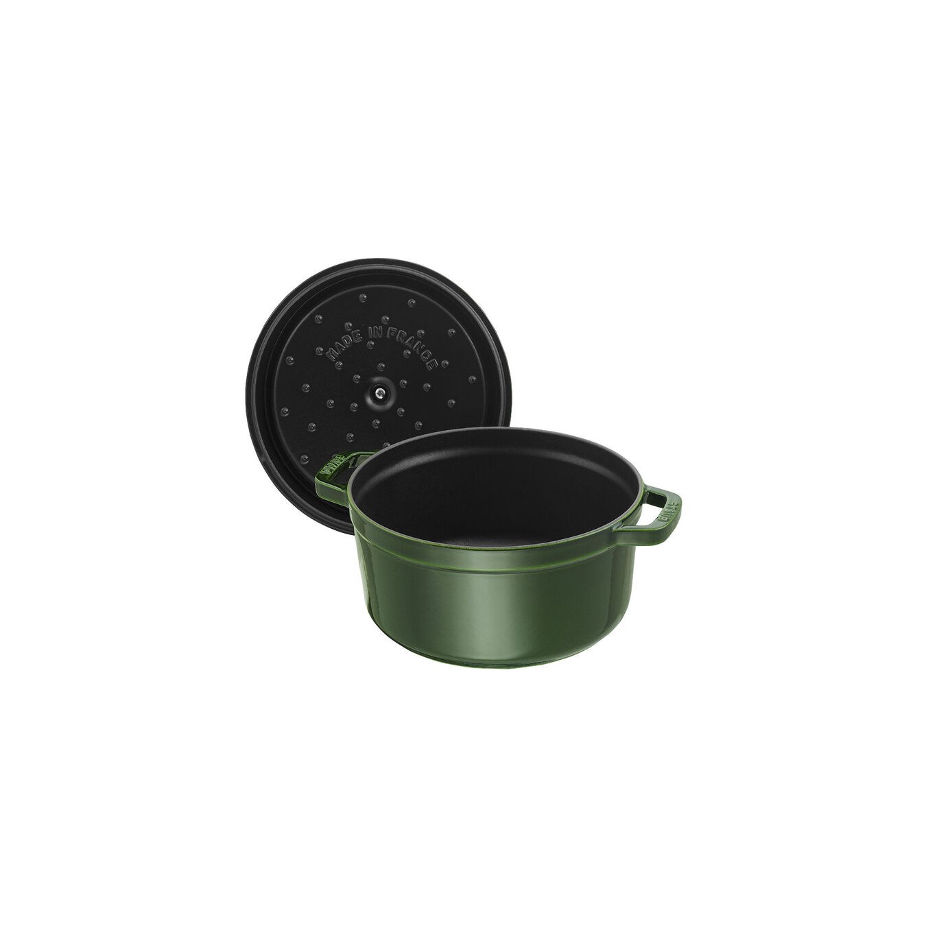 Hrnec STAUB kulatý 22 cm zelený_2