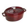 Hrnec STAUB  oválný 33 cm vínový 6,7l_2