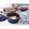 Hrnec STAUB kulatý 24 cm modrý_2