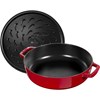 Kastrol se samopodlévací poklicí 24cm červený_0