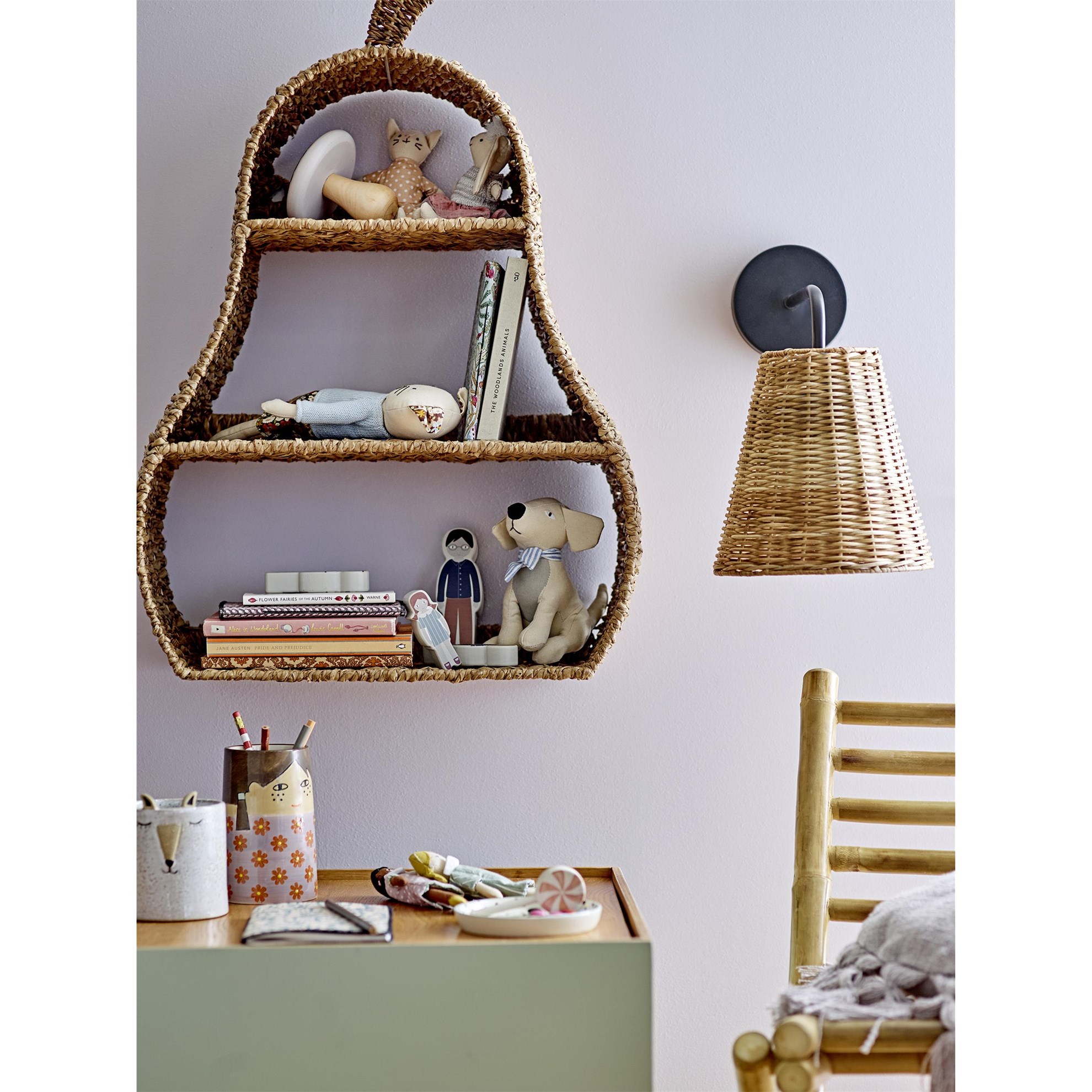 Váza POULINA 14 cm modrá_1