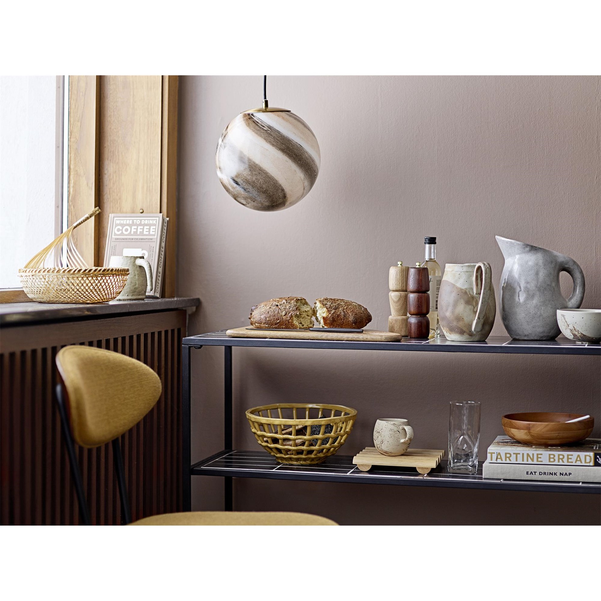 Mísa ZELINE P.21cm hnědá_0