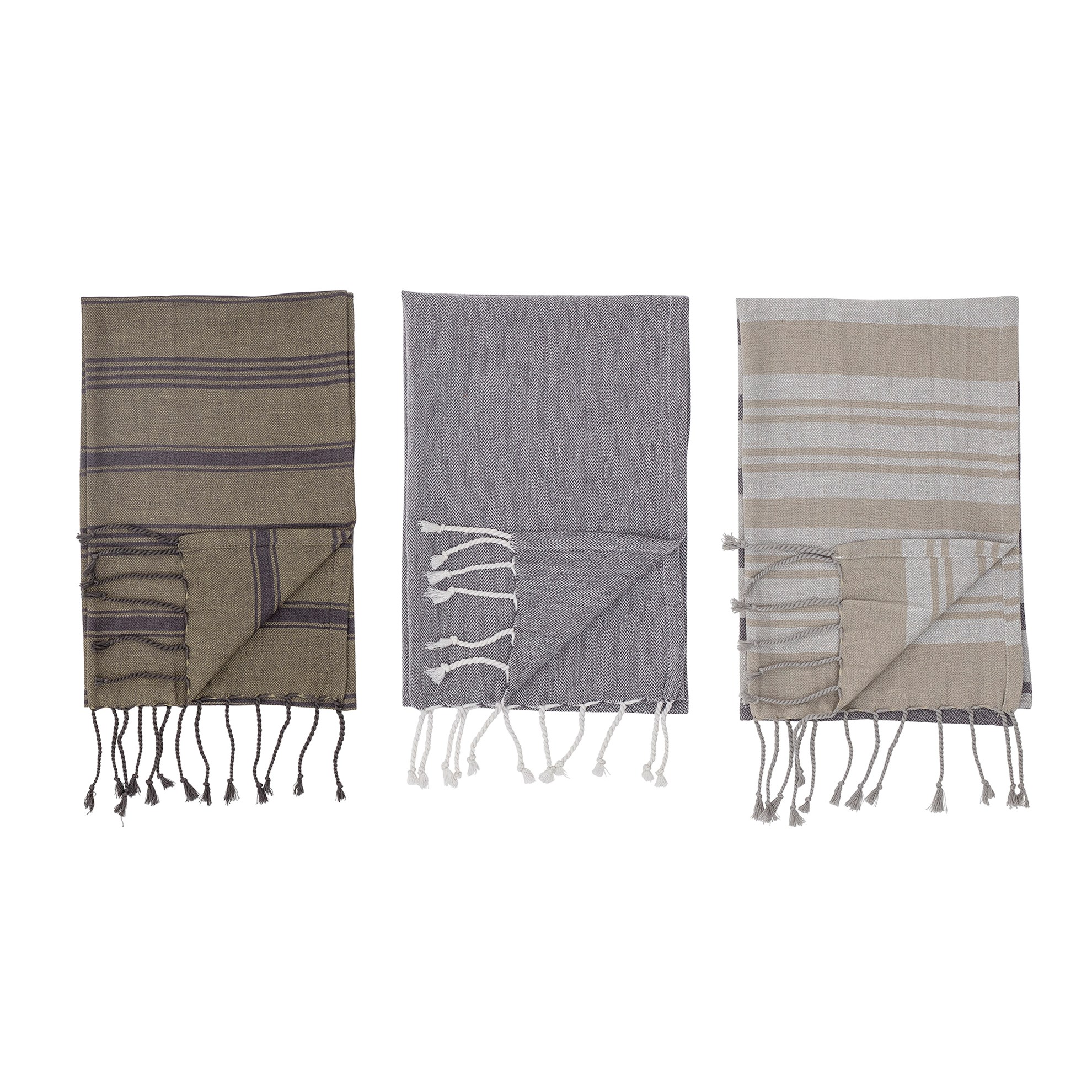 Kuchyňské utěrky MARA SET/3ks šedá_0