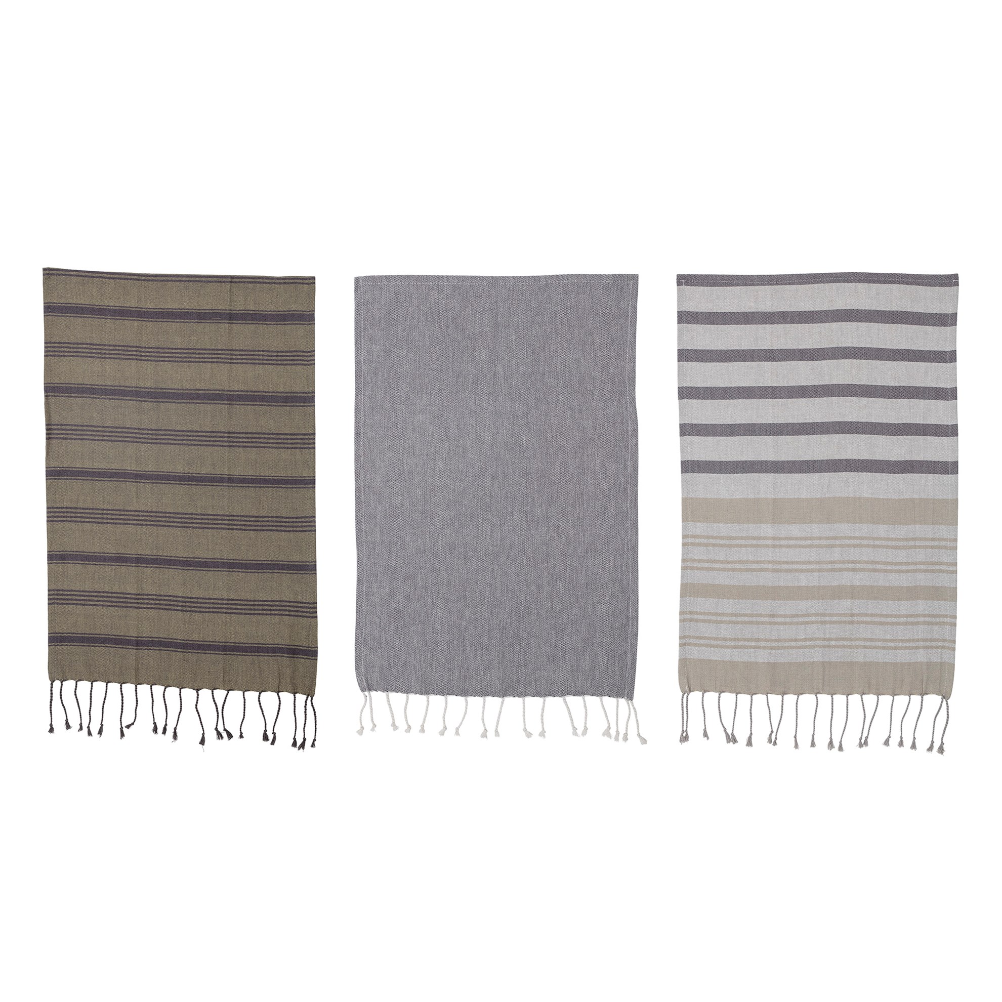 Kuchyňské utěrky MARA SET/3ks šedá_2